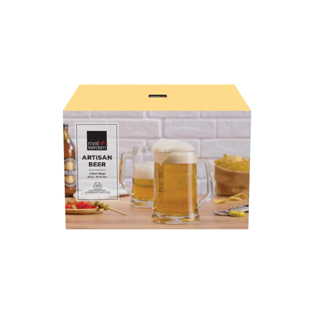 Artisan Beer Mugs 320ml, Set of 4 - Image 4