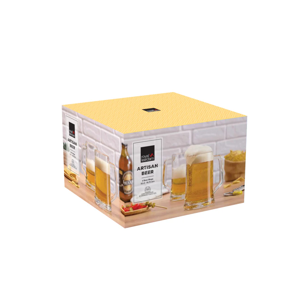 Artisan Beer Mugs 320ml, Set of 4 - Image 6