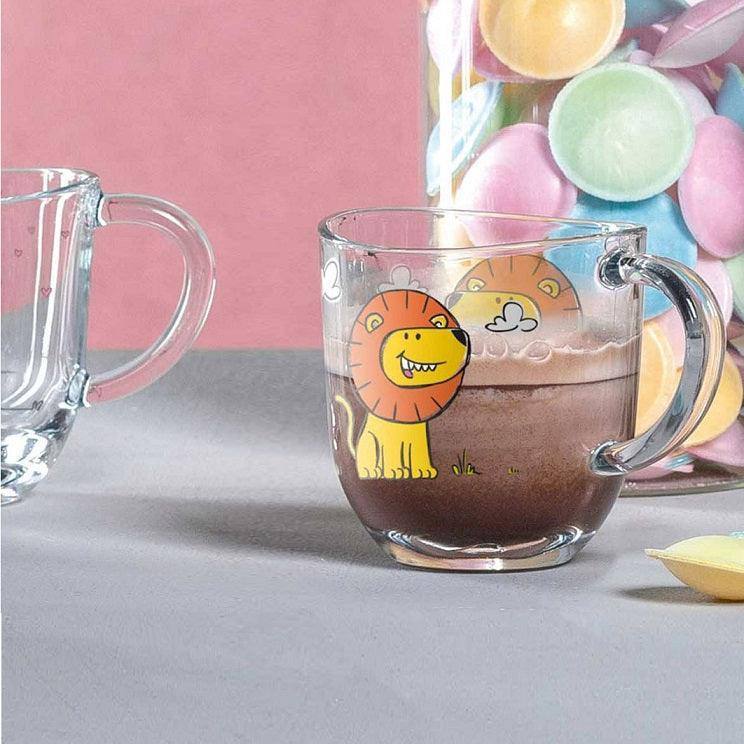 Bambini Glass Cup - Lion - Image 4
