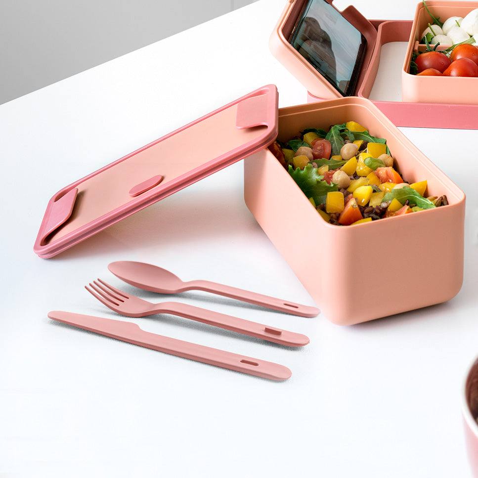 Bauletto Lunch Box Small - Flamingo - Image 3