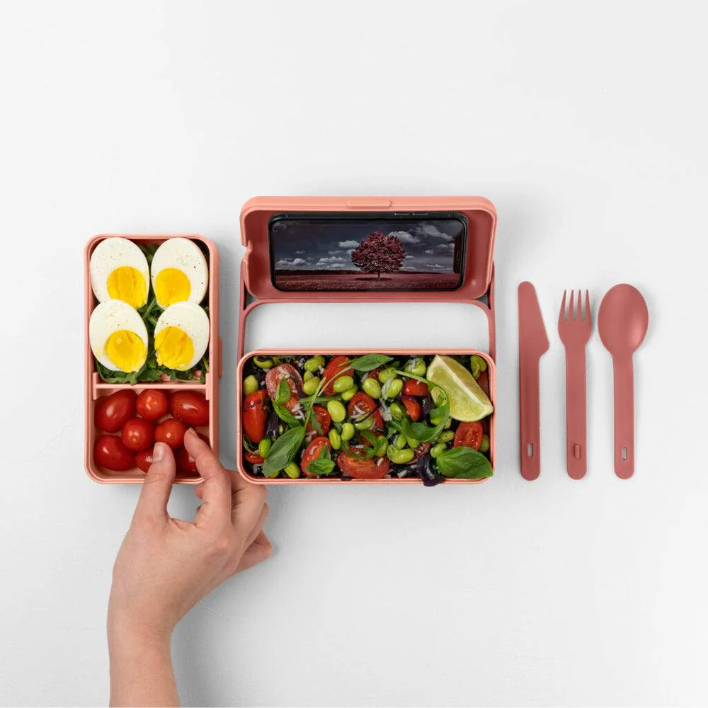 Bauletto Lunch Box Small - Flamingo - Image 9