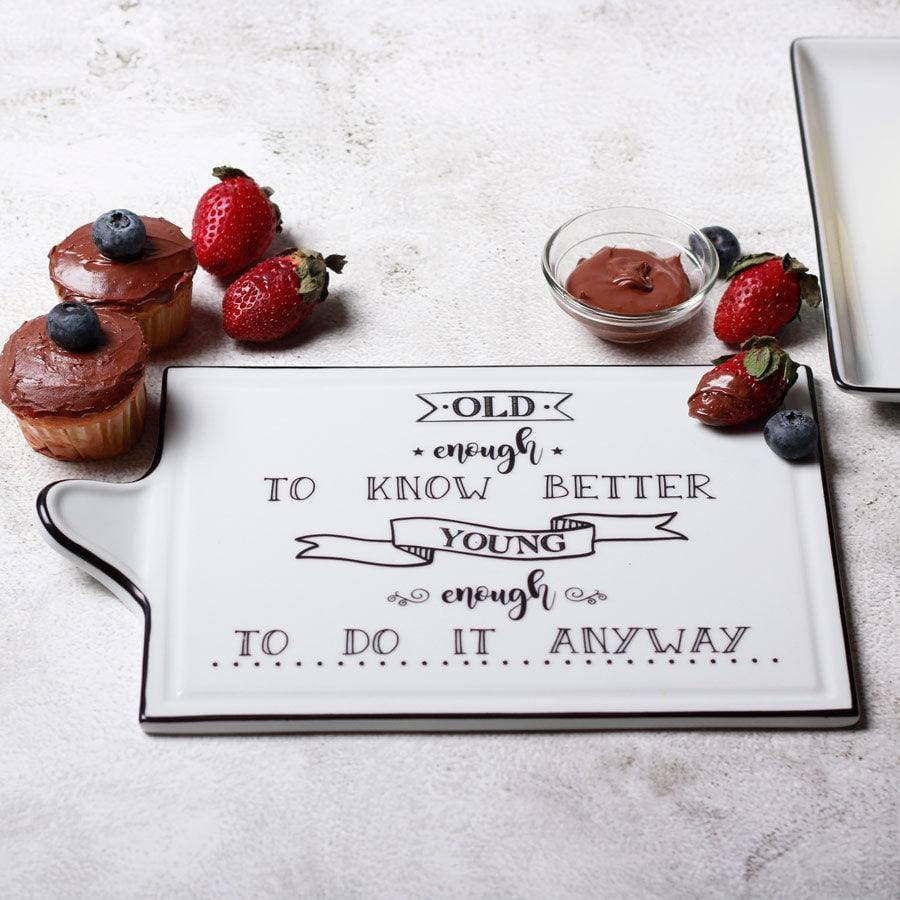 Be Happy Serving Platter Medium - Know Better - Image 5