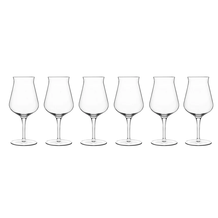 Birrateque Beer Glasses 420ml, Set of 6 - Image 3