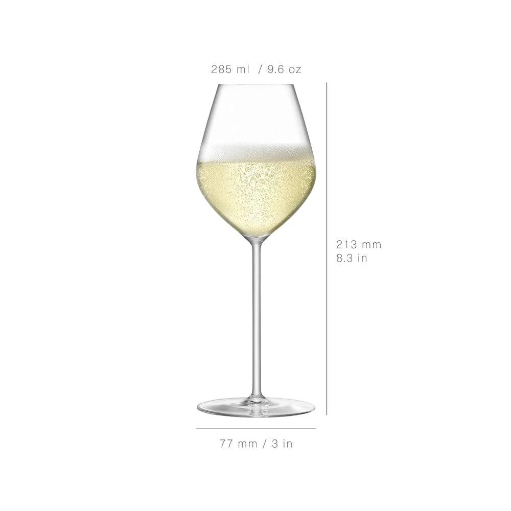 Borough Tulip Champagne Glasses 285ml, Set of 4 - Image 12