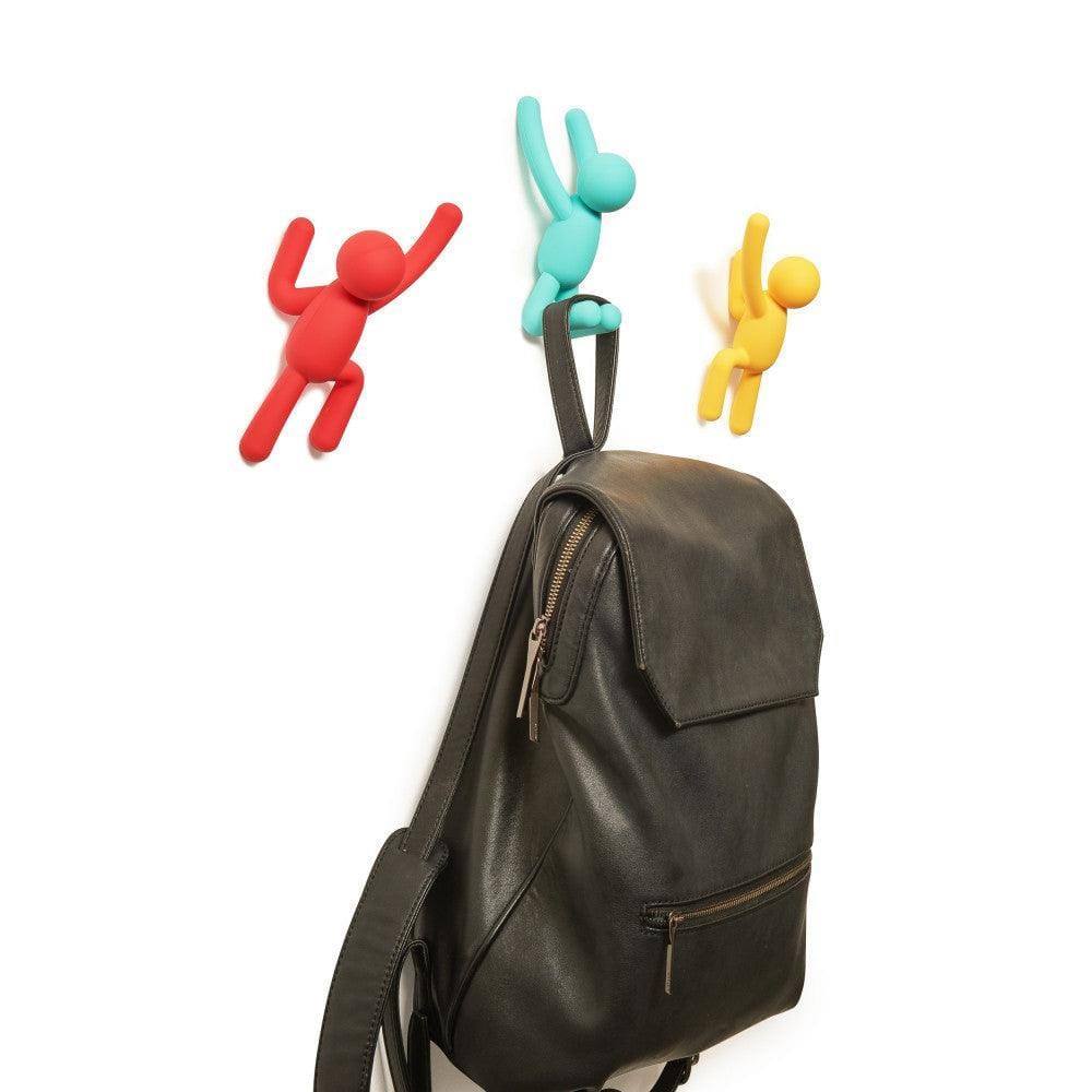 Buddy Hooks, Set of 3 - Red Green Yellow - Image 3