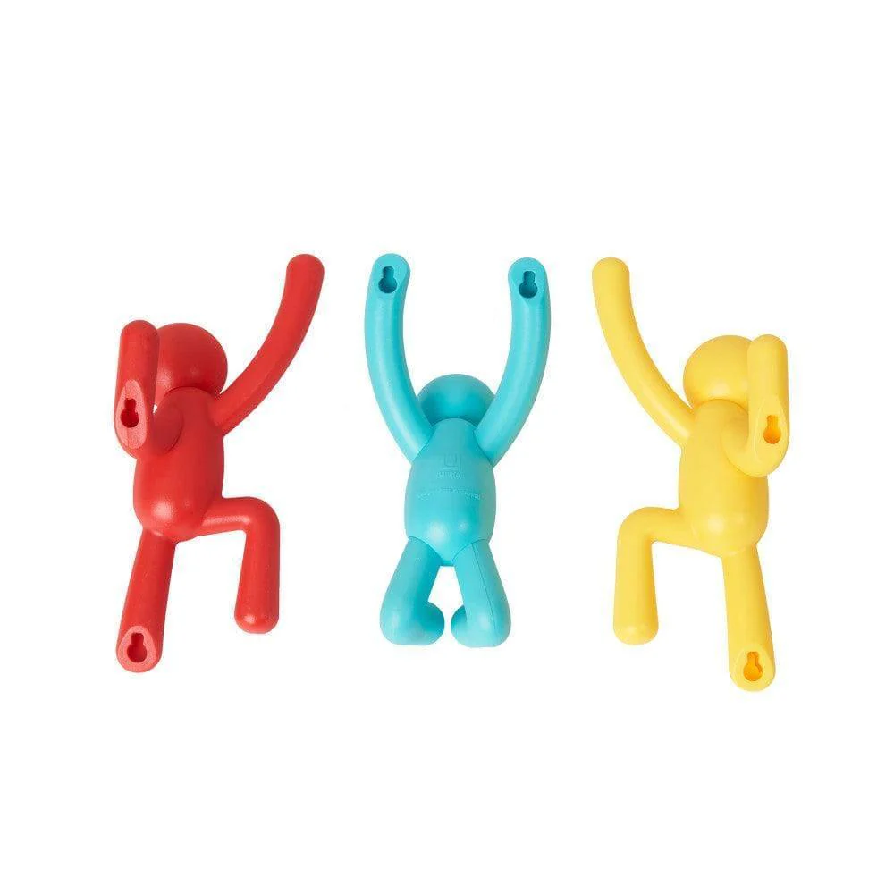 Buddy Hooks, Set of 3 - Red Green Yellow - Image 5