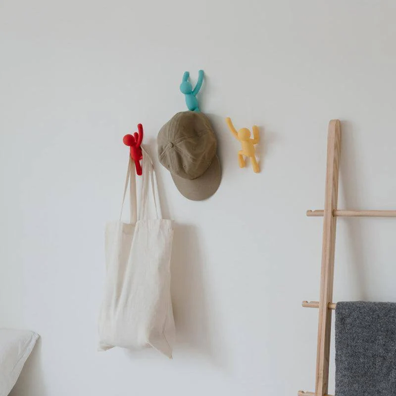 Buddy Hooks, Set of 3 - Red Green Yellow - Image 7