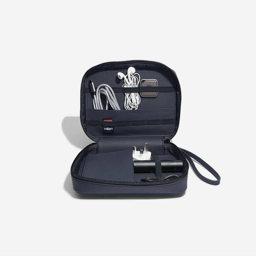 Cable Tidy Bag - Navy Blue - Image 4