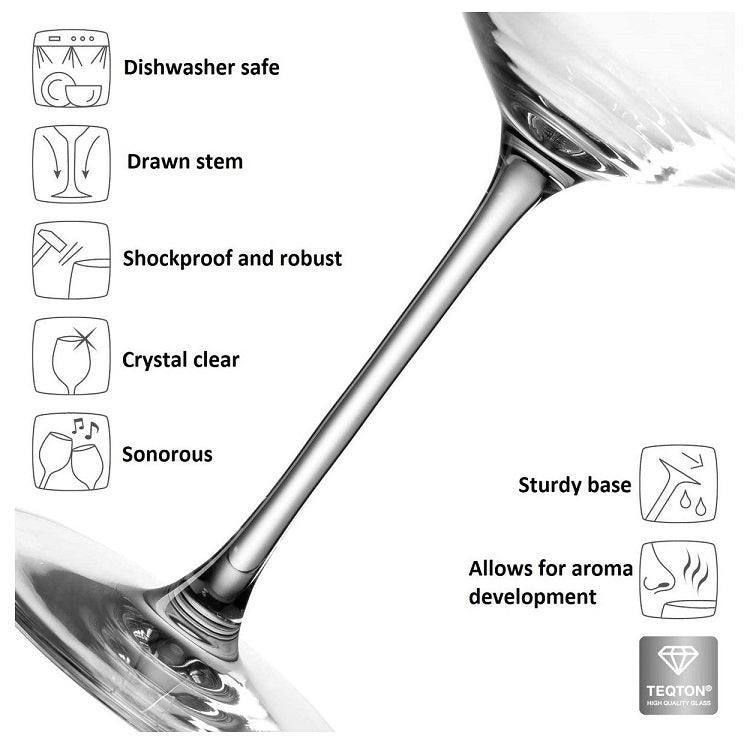 Cheers Champagne Bowl Glasses 315ml, Set of 6 - Image 3