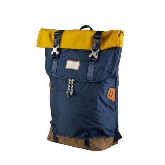 Christopher Travel Backpack 18L - Navy x Mustard - Image 3