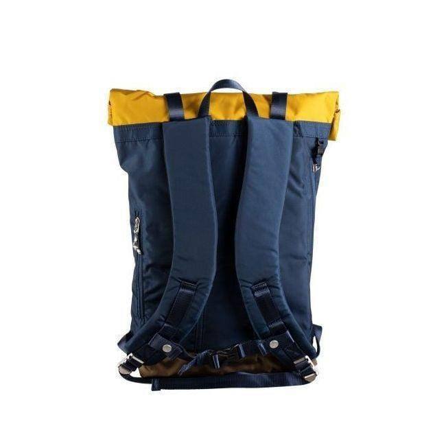 Christopher Travel Backpack 18L - Navy x Mustard - Image 4
