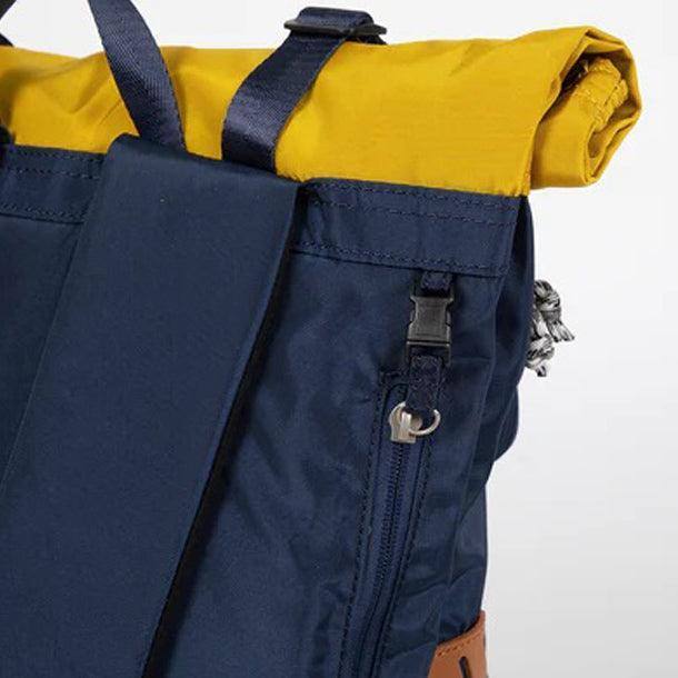 Christopher Travel Backpack 18L - Navy x Mustard - Image 8