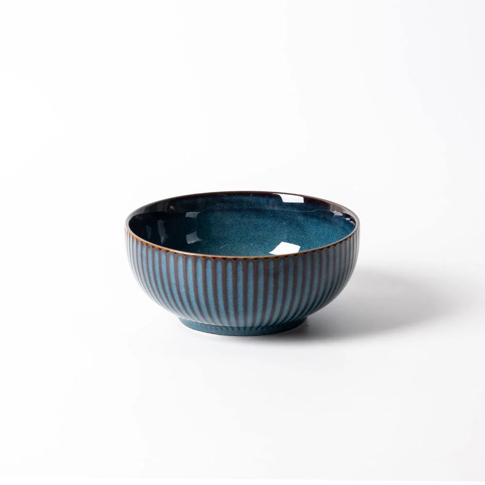 Cove Serving Bowl - Teal Blue - Image 3