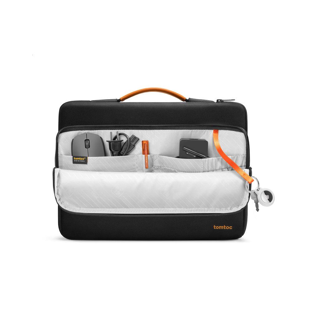 Defender A14 Laptop Briefcase - Black 13 to 13.5 Inch - Image 5