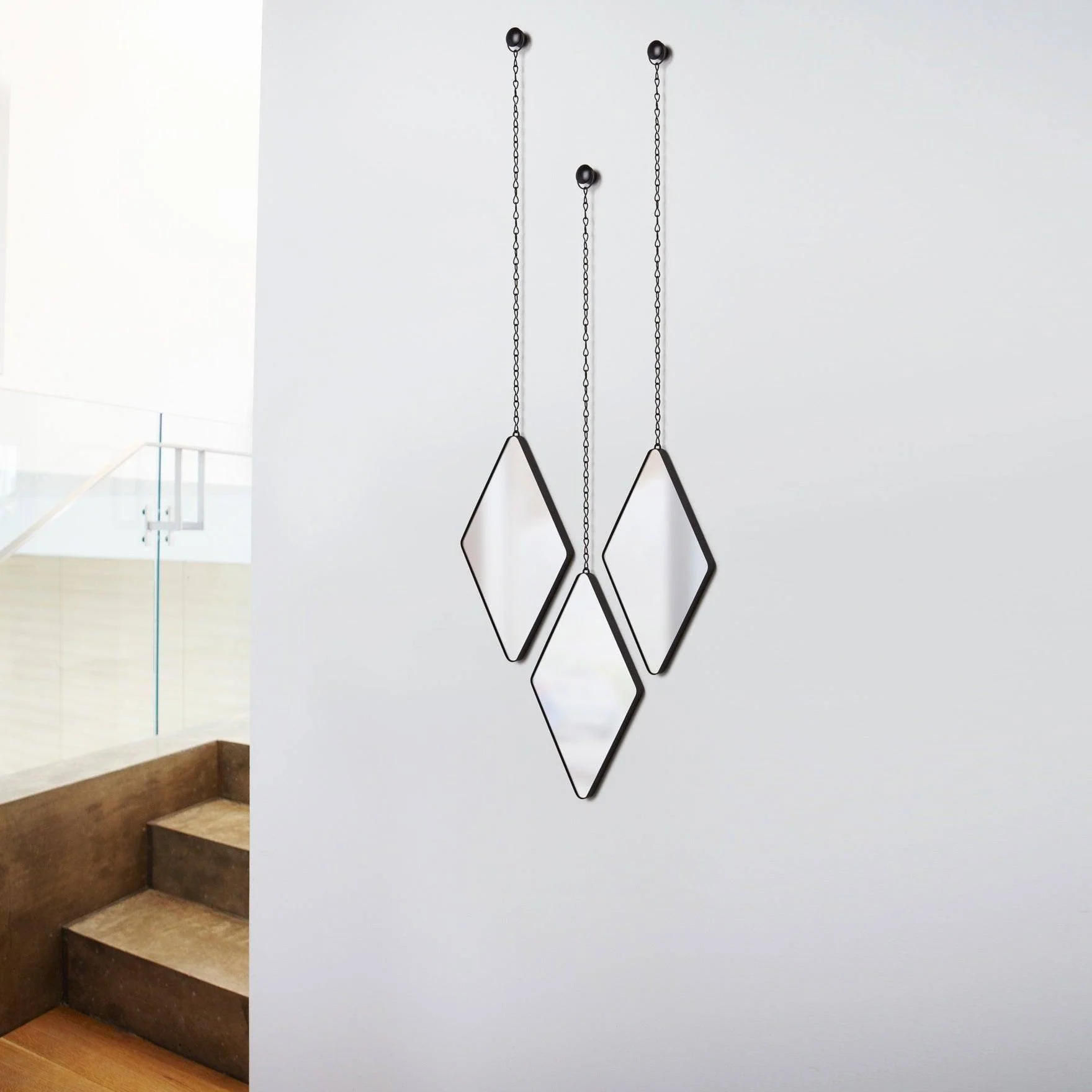 Dima Mirrors, Set of 3 - Black - Image 10