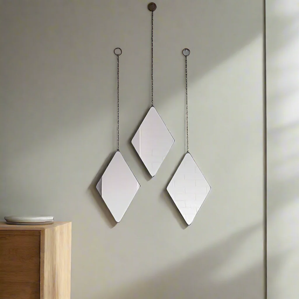 Dima Mirrors, Set of 3 - Black - Image 12