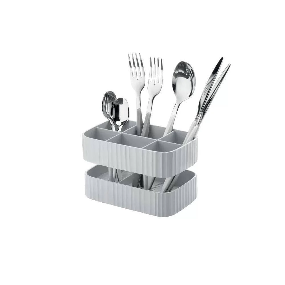 Drain & Safe Cutlery Drainer - Grey - Image 4