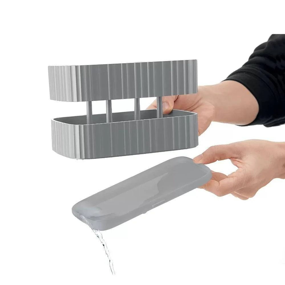 Drain & Safe Cutlery Drainer - Grey - Image 6