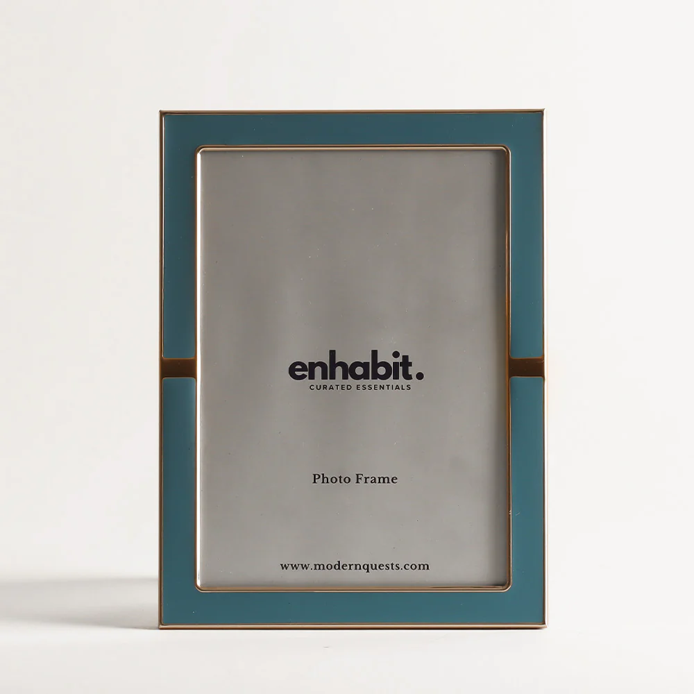 Eden Photo Frame Large - Teal Gold - Image 3