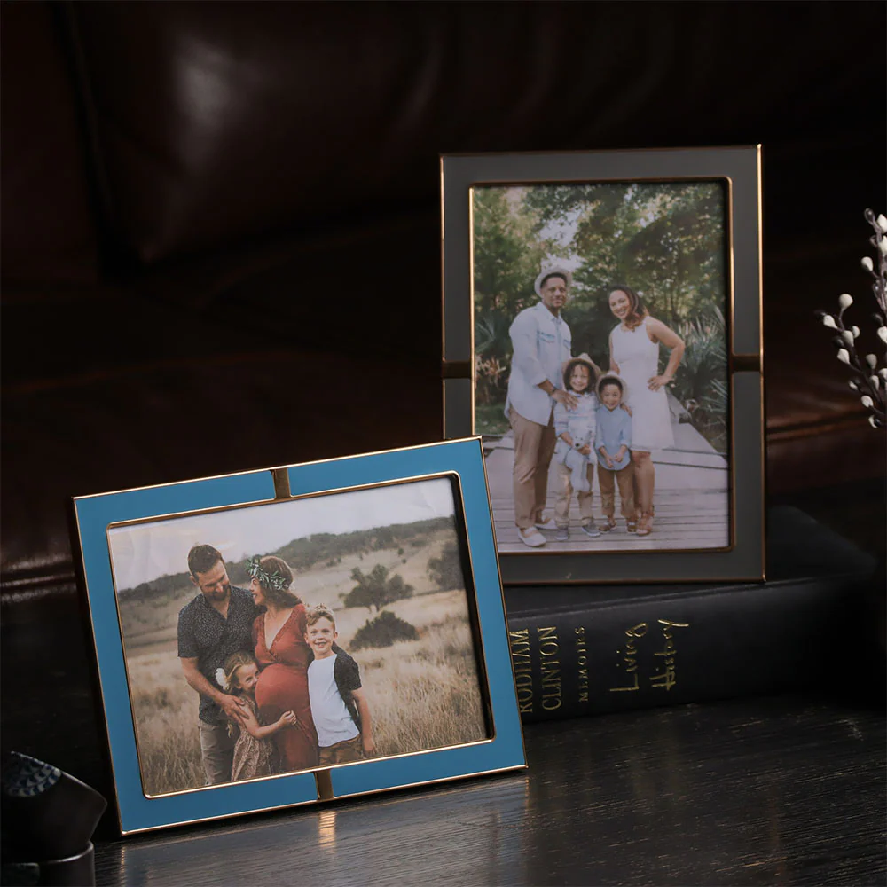 Eden Photo Frame Large - Teal Gold - Image 7