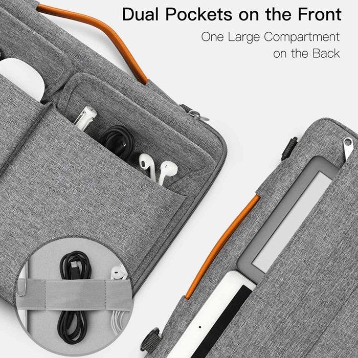 EdgeKeeper Laptop Bag - Black Grey 15.6 Inches - Image 5