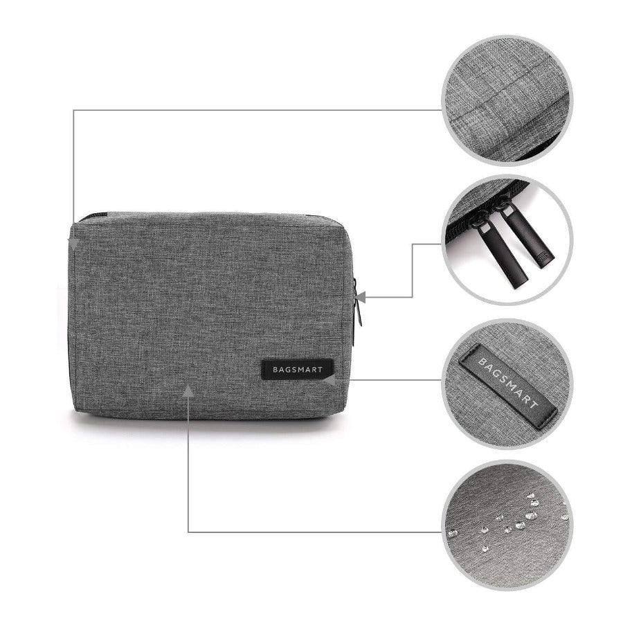 Electronics Organiser, Small - Heather Grey - Image 7