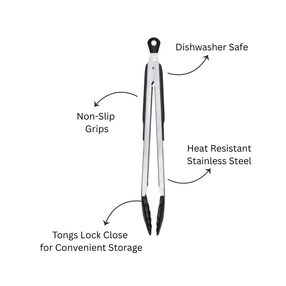 Good Grips Stainless Steel Tongs Large - Image 5