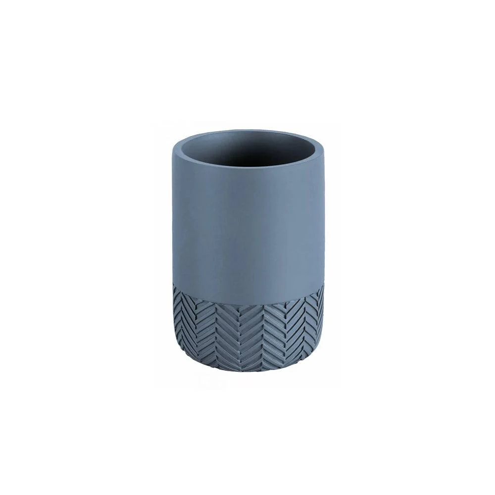 Herringbone Toothbrush Tumbler - Stone Blue - Image 7