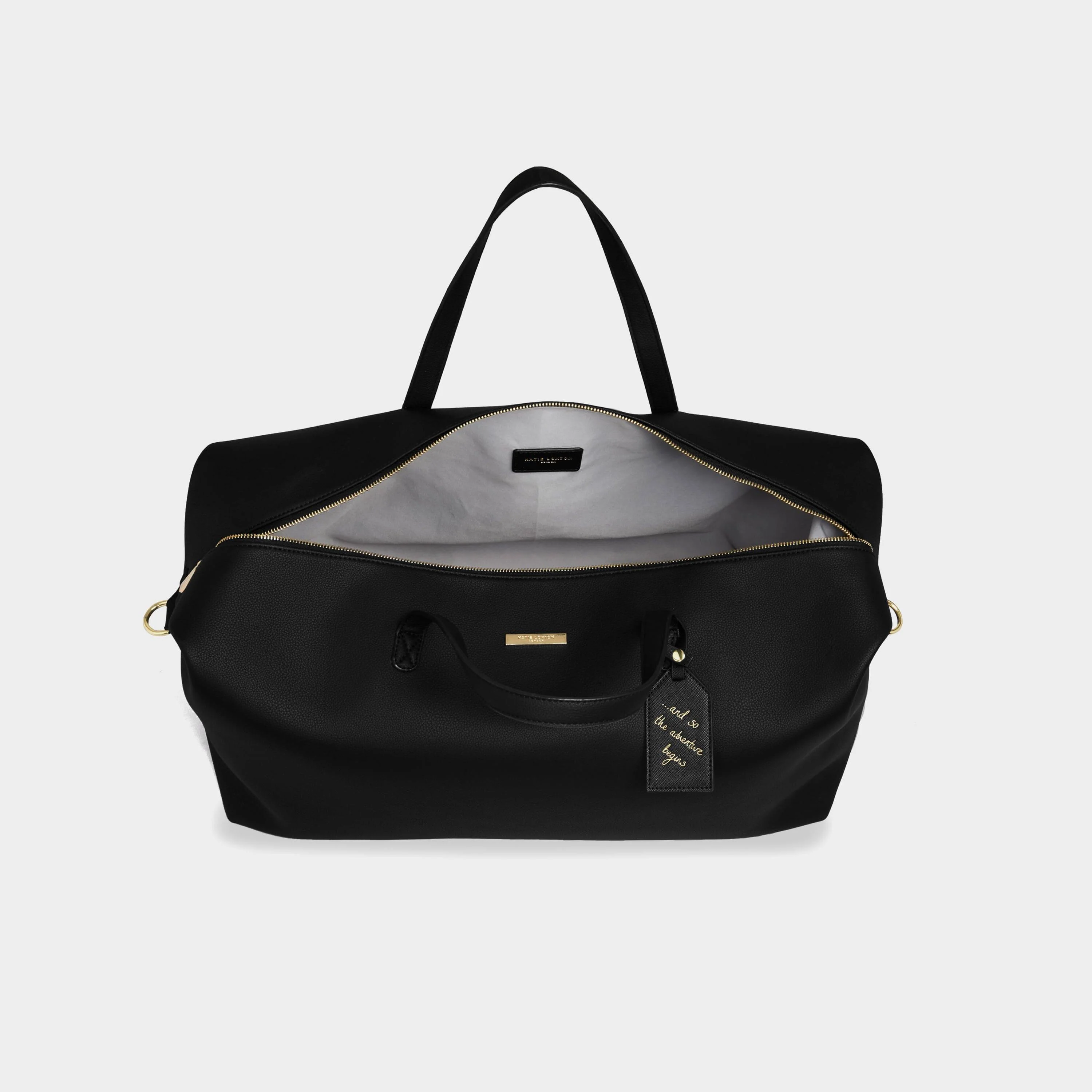 Holdall Weekend Duffel Bag Large - Black - Image 4