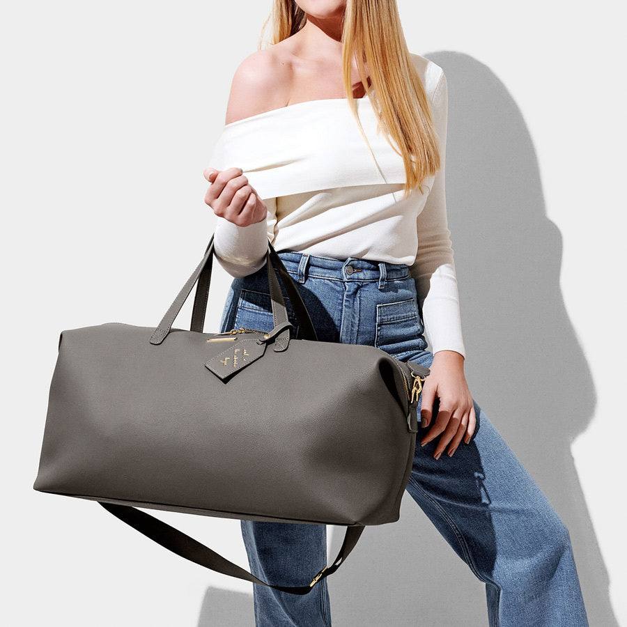 Holdall Weekend Duffel Bag Large - Charcoal - Image 7