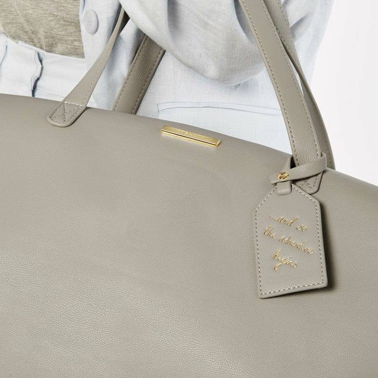 Holdall Weekend Duffel Bag Large - Grey - Image 8