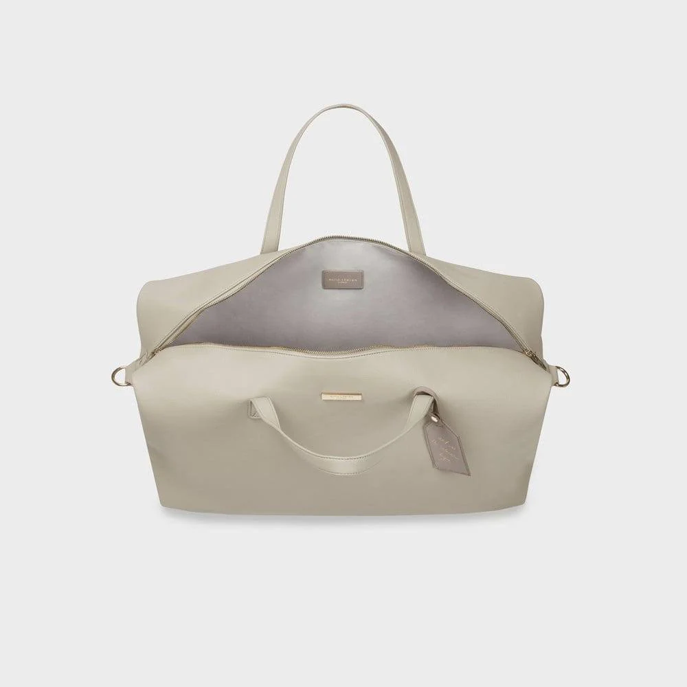 Holdall Weekend Duffel Bag Large - Taupe - Image 5