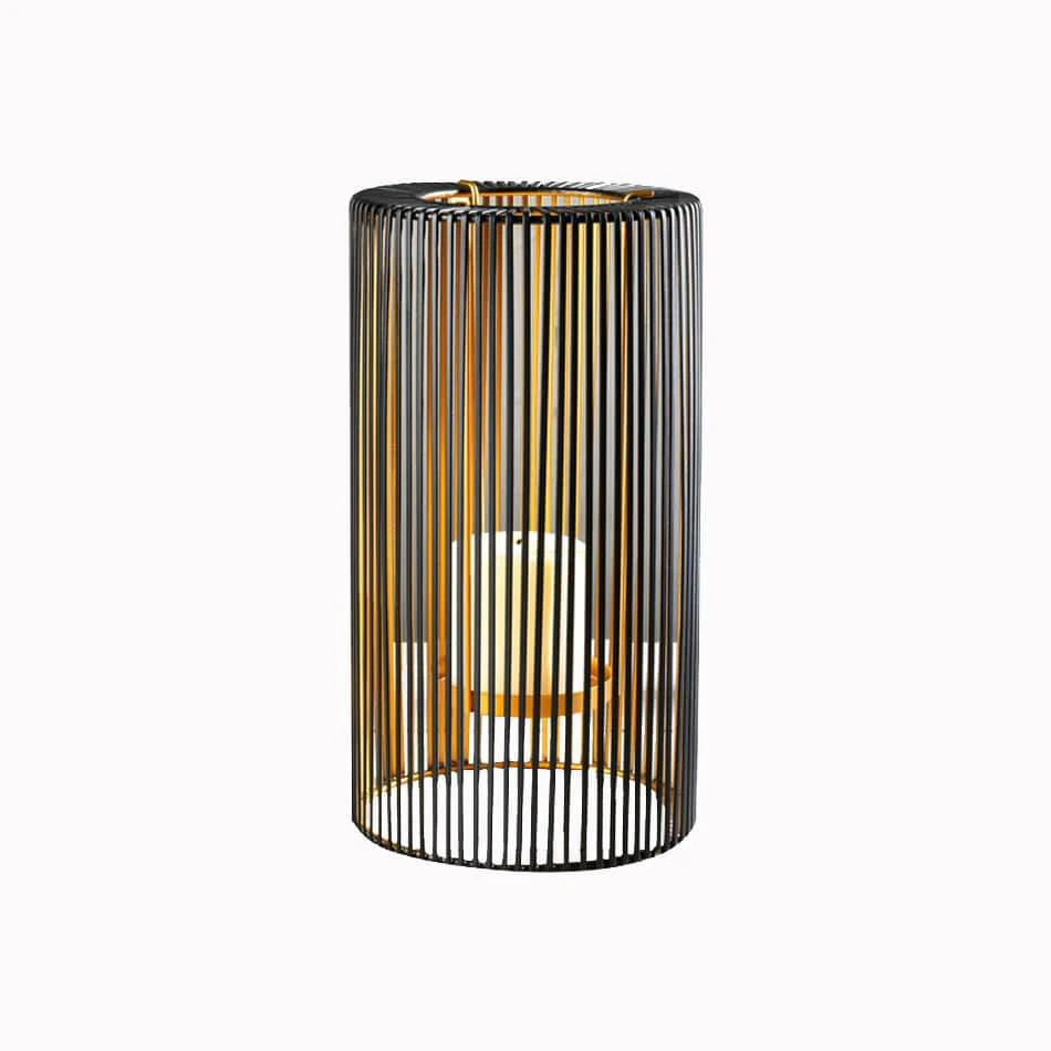 Lines Candle Holder Large - Black Gold - Image 3