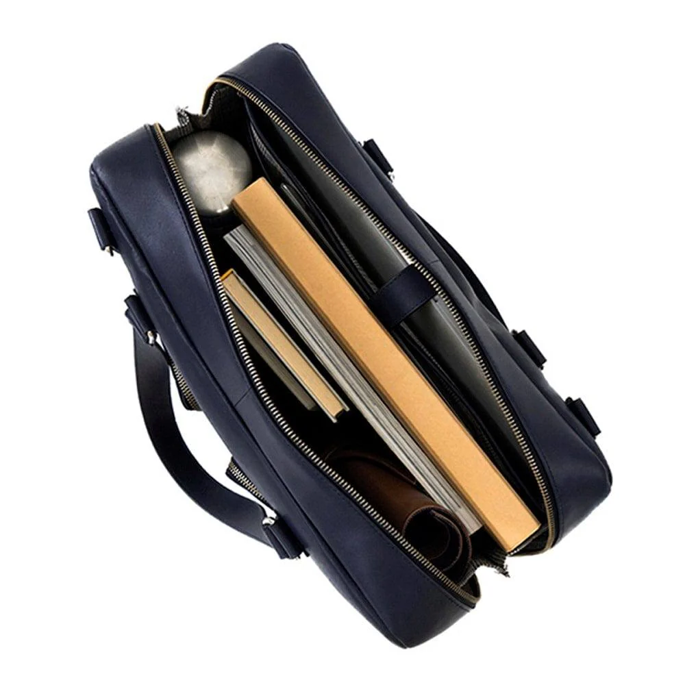 Lyon Messenger Laptop Bag - Deep Blue Sea - Image 5