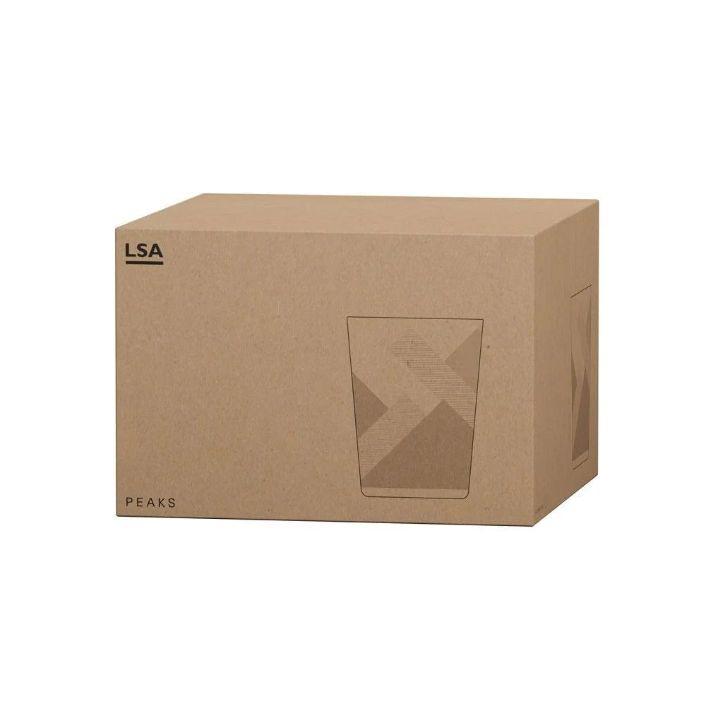 Peaks Tumblers 560ml, Set of 4 - Graphite - Image 8