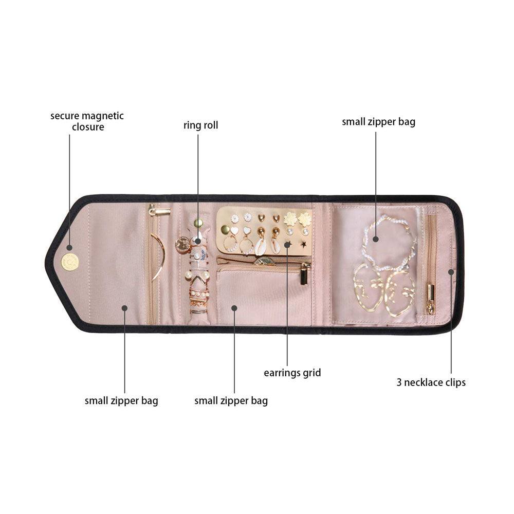 Peri Jewellery Pouch Small - Black - Image 5