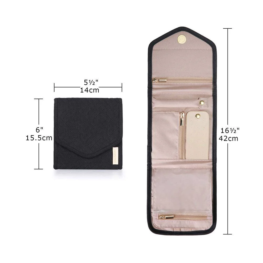 Peri Jewellery Pouch Small - Black - Image 6