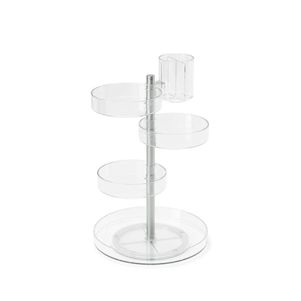 Pirouette Cosmetics Organiser - Clear Nickel - Image 5