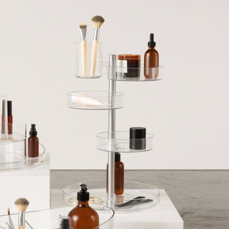 Pirouette Cosmetics Organiser - Clear Nickel - Image 6