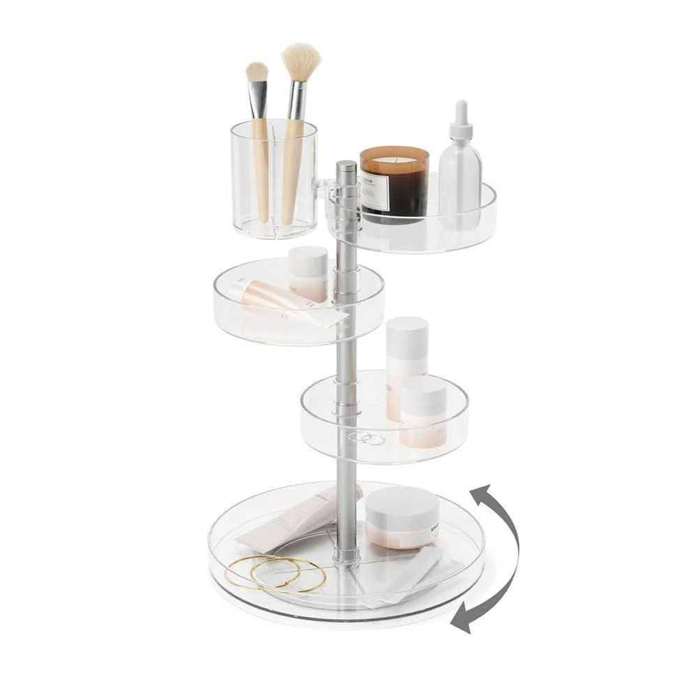 Pirouette Cosmetics Organiser - Clear Nickel - Image 8