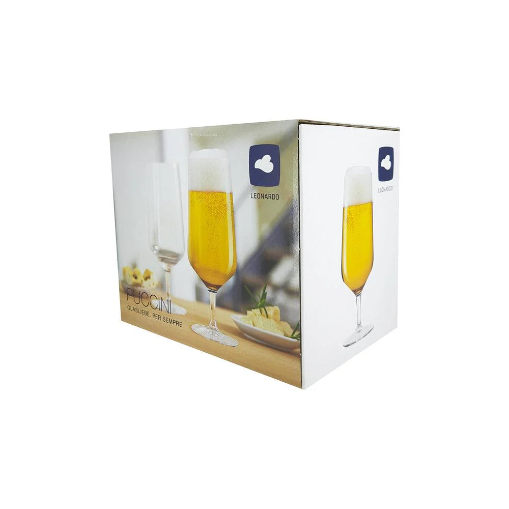 Puccini Beer Glasses 410ml, Set of 6 - Image 8