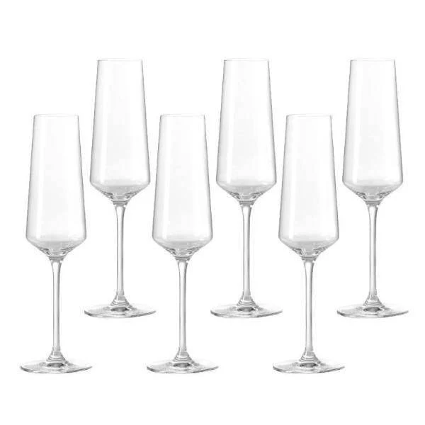 Puccini Champagne Glasses 280ml, Set of 6 - Image 7