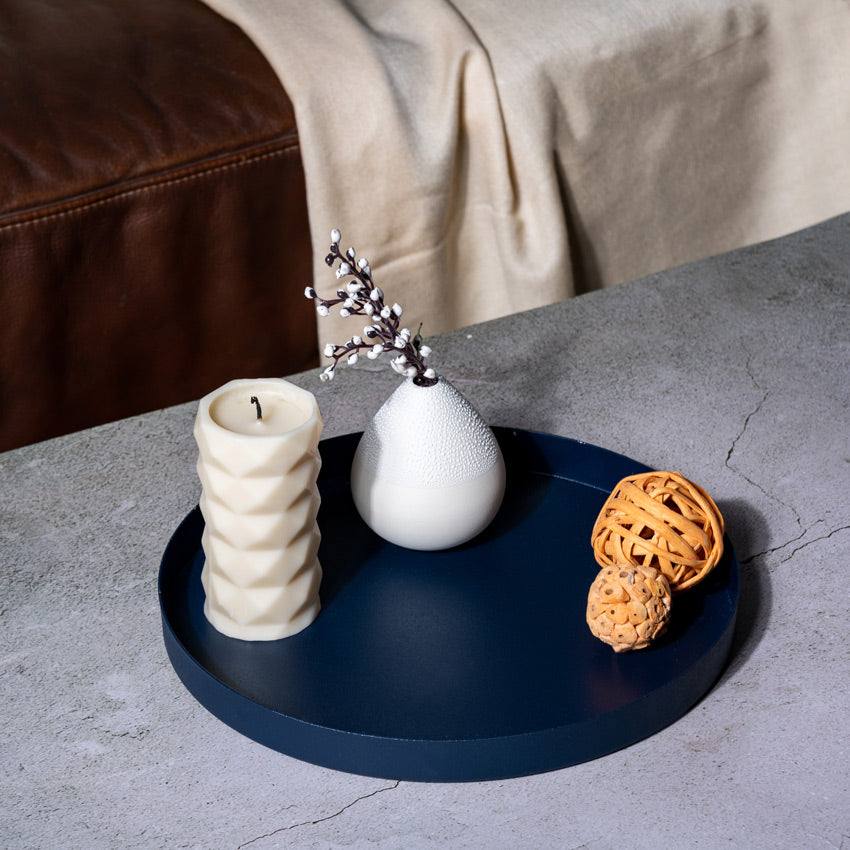 Rotem Textured Tray - Ink Blue - Image 5