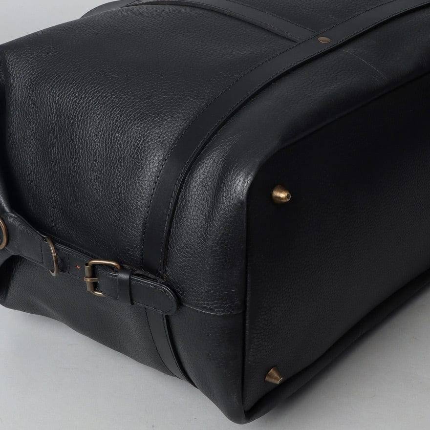 Runway Leather Travel Bag - Black - Image 8