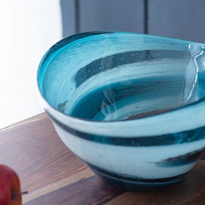 Sandstorm Decorative Bowl Large - Blue Grey - Image 11