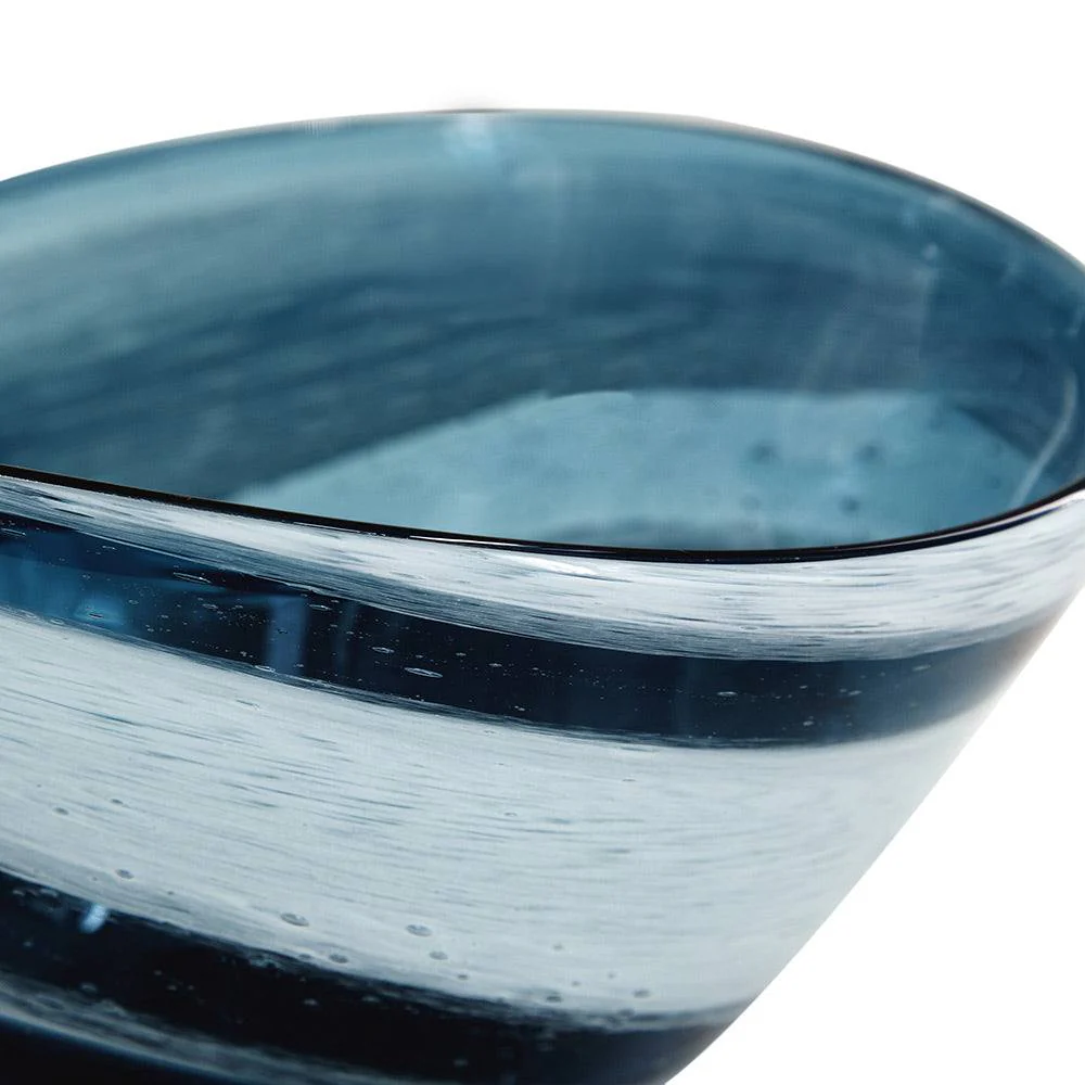 Sandstorm Decorative Bowl Large - Blue Grey - Image 5