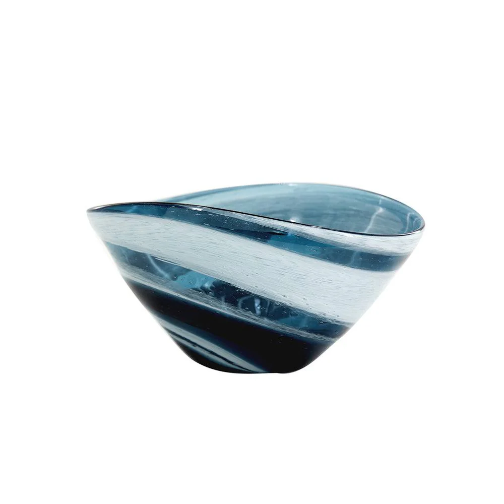 Sandstorm Decorative Bowl Large - Blue Grey - Image 9