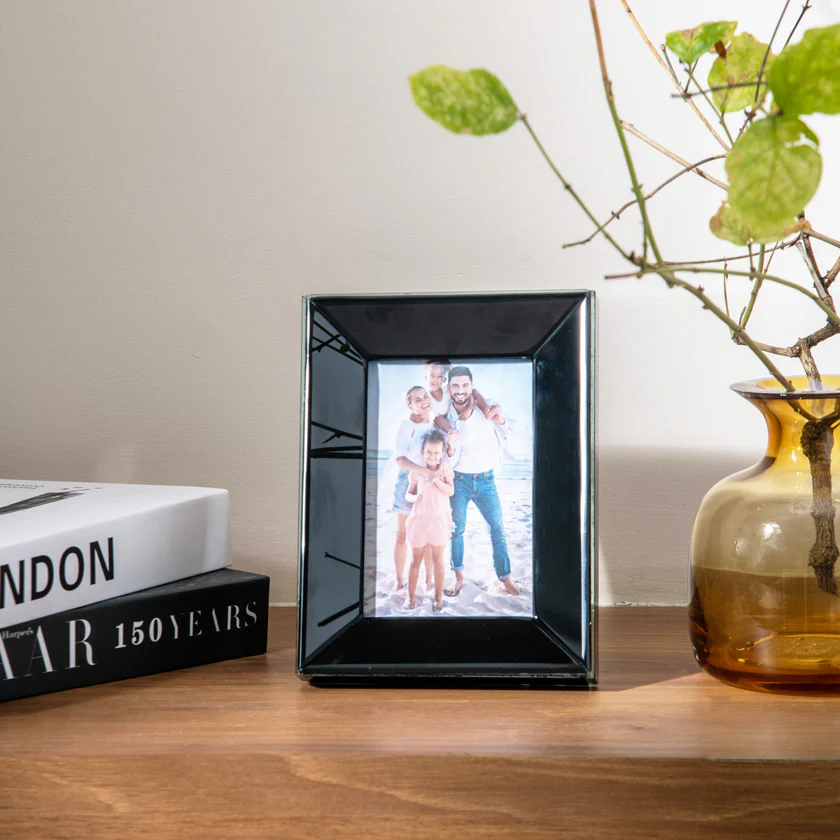 Silo Glass Photo Frame Medium - Black - Image 4