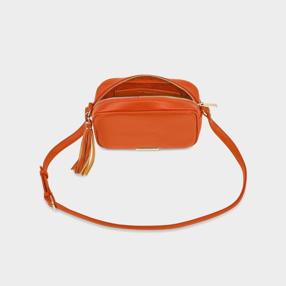 Sophia Tassel Crossbody Bag - Orange - Image 3