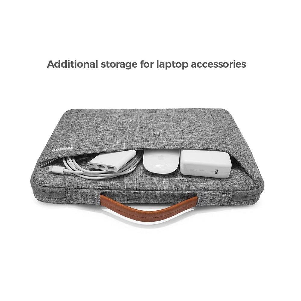 Defender A22 Zipper Briefcase - Grey 13 to 13.5 Inch - Image 3